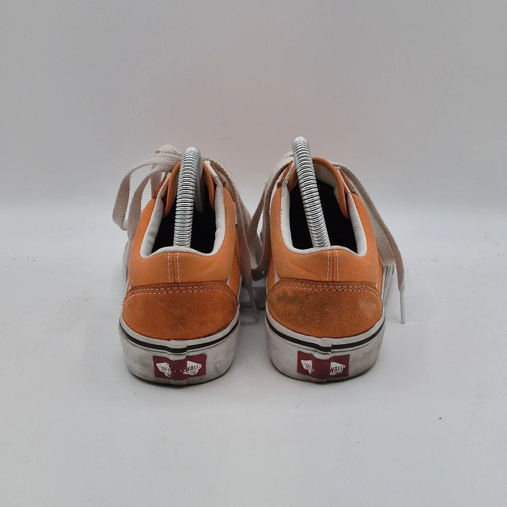 Vans Old Skool‎ Shoes Mens Size 5 Orange Suede Low Top Casual Skate Sneakers